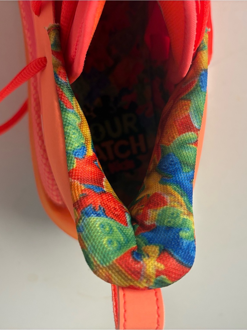 Under Armour x Sour Patch Kids Curry 7 Peach Plasma Basketball Shoes size 10.5 - Picture 3 of 10